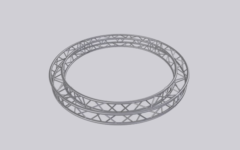 TRUSS CIRCLES AND SPECIAL CURVED TRUSS ELEMENTS 