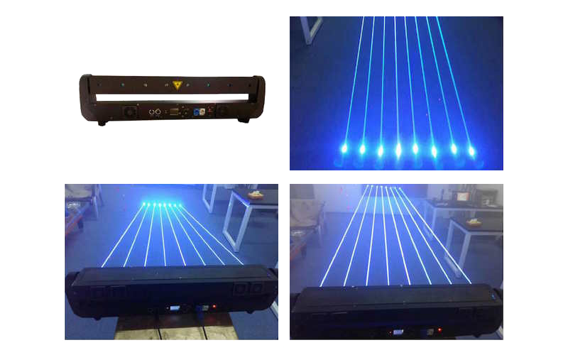 8Head Blue Laser Bar 