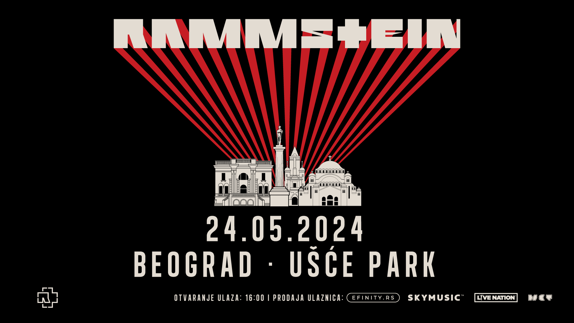 Rammstein tickets on sale today - fan pit (FeuerZone) sold out!
